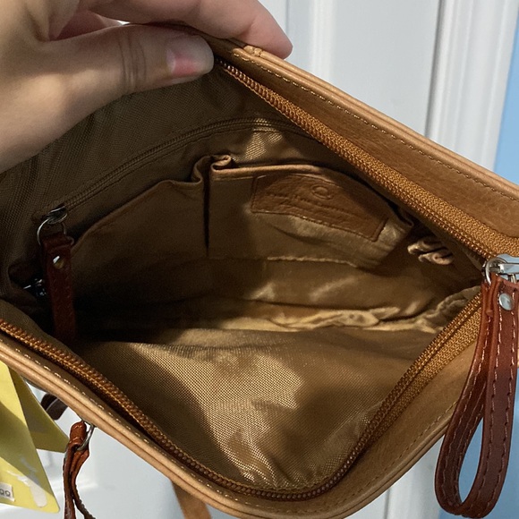 OSGOODE MARLEY Toffee leather crossbody - Picture 7 of 9